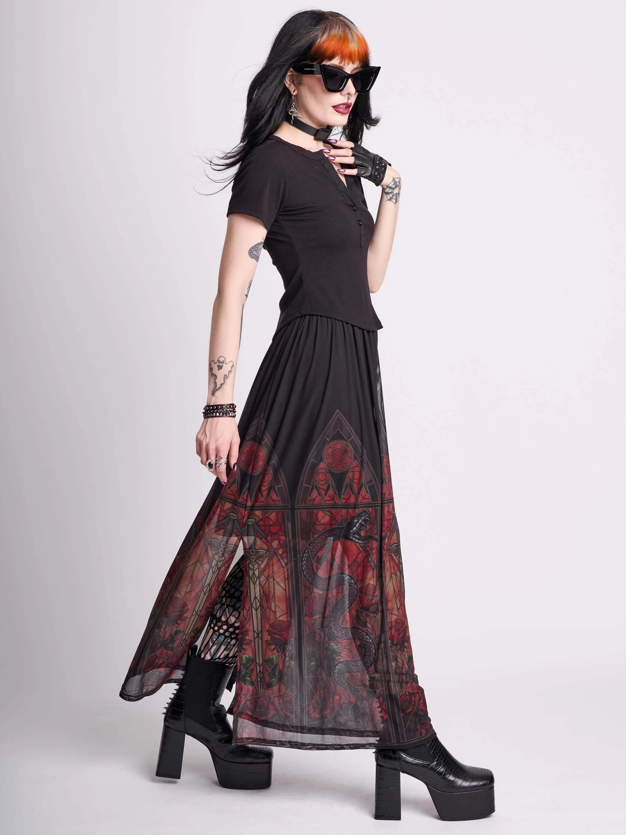 Dragon's House Maxi Skirt