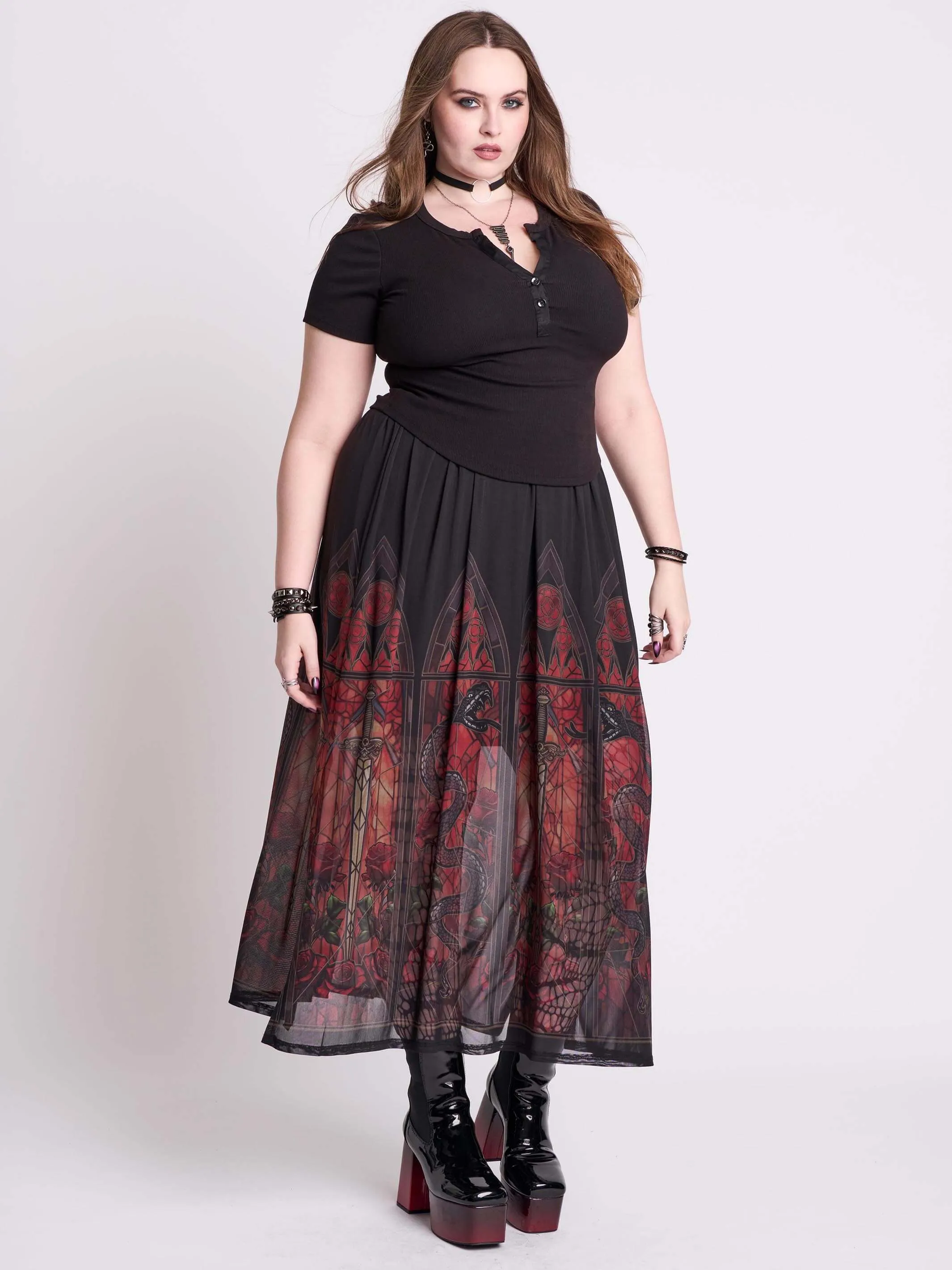 Dragon's House Maxi Skirt