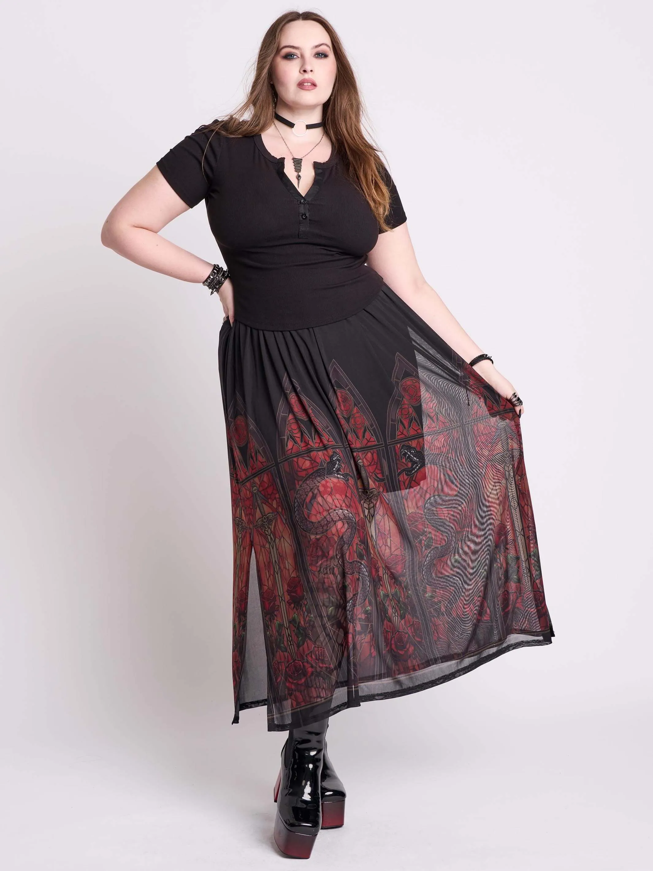 Dragon's House Maxi Skirt