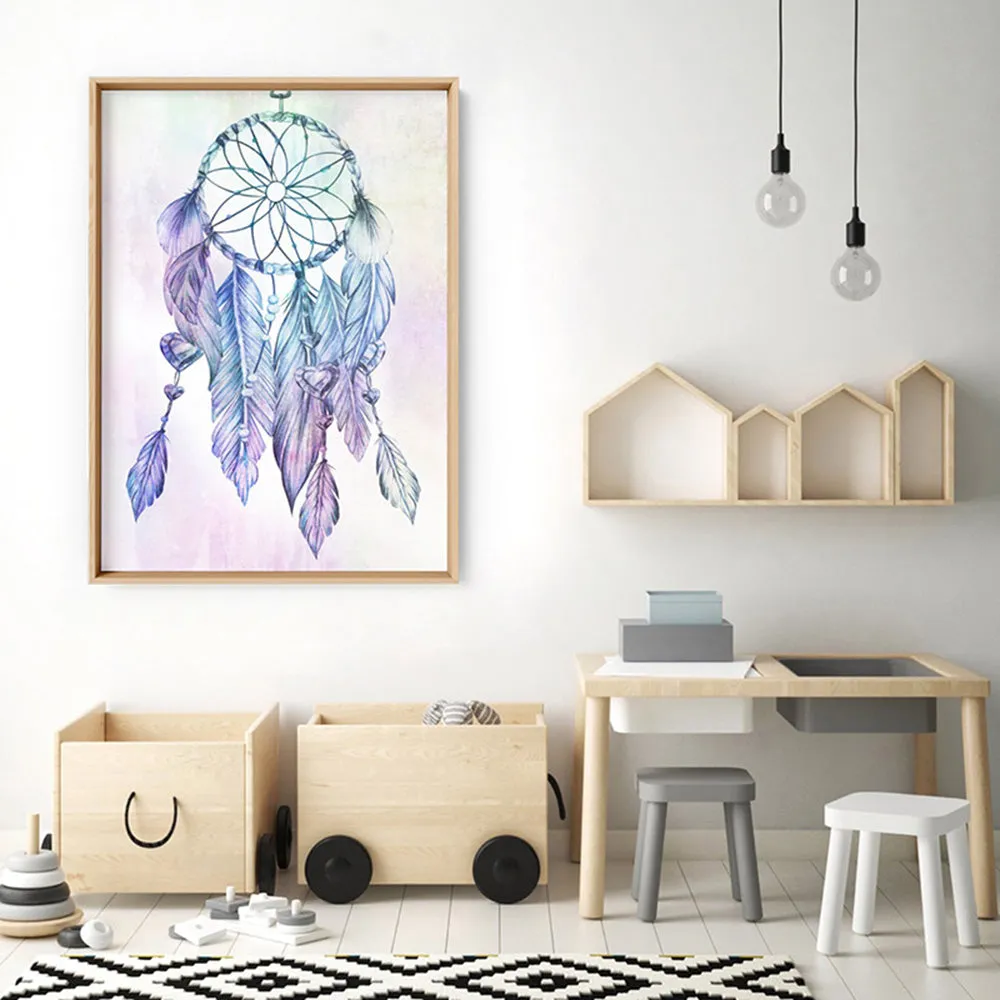 Dreamcatcher in Rainbow - Art Print