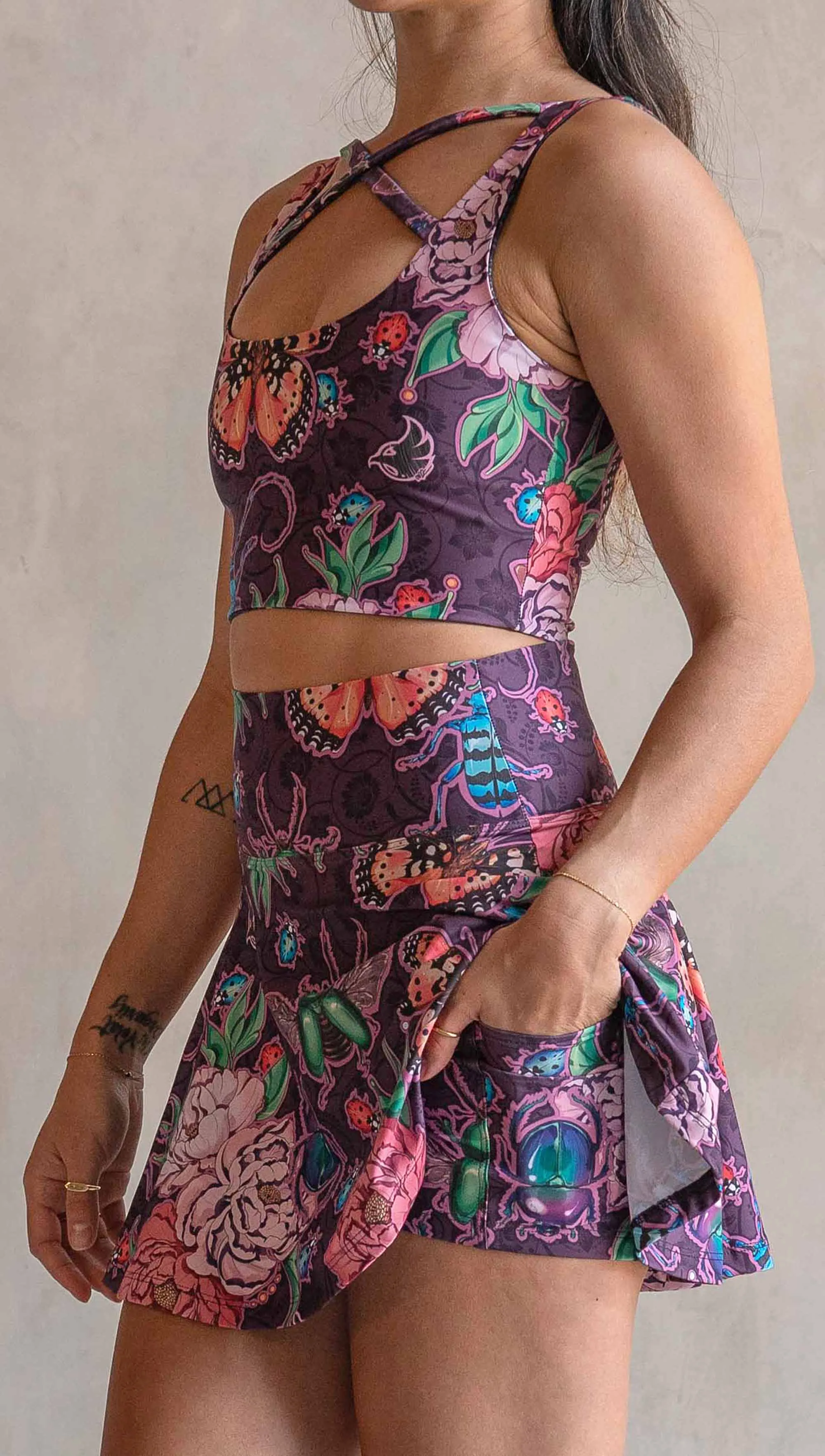 Enchanted Garden - EnviSoft Active Skirt