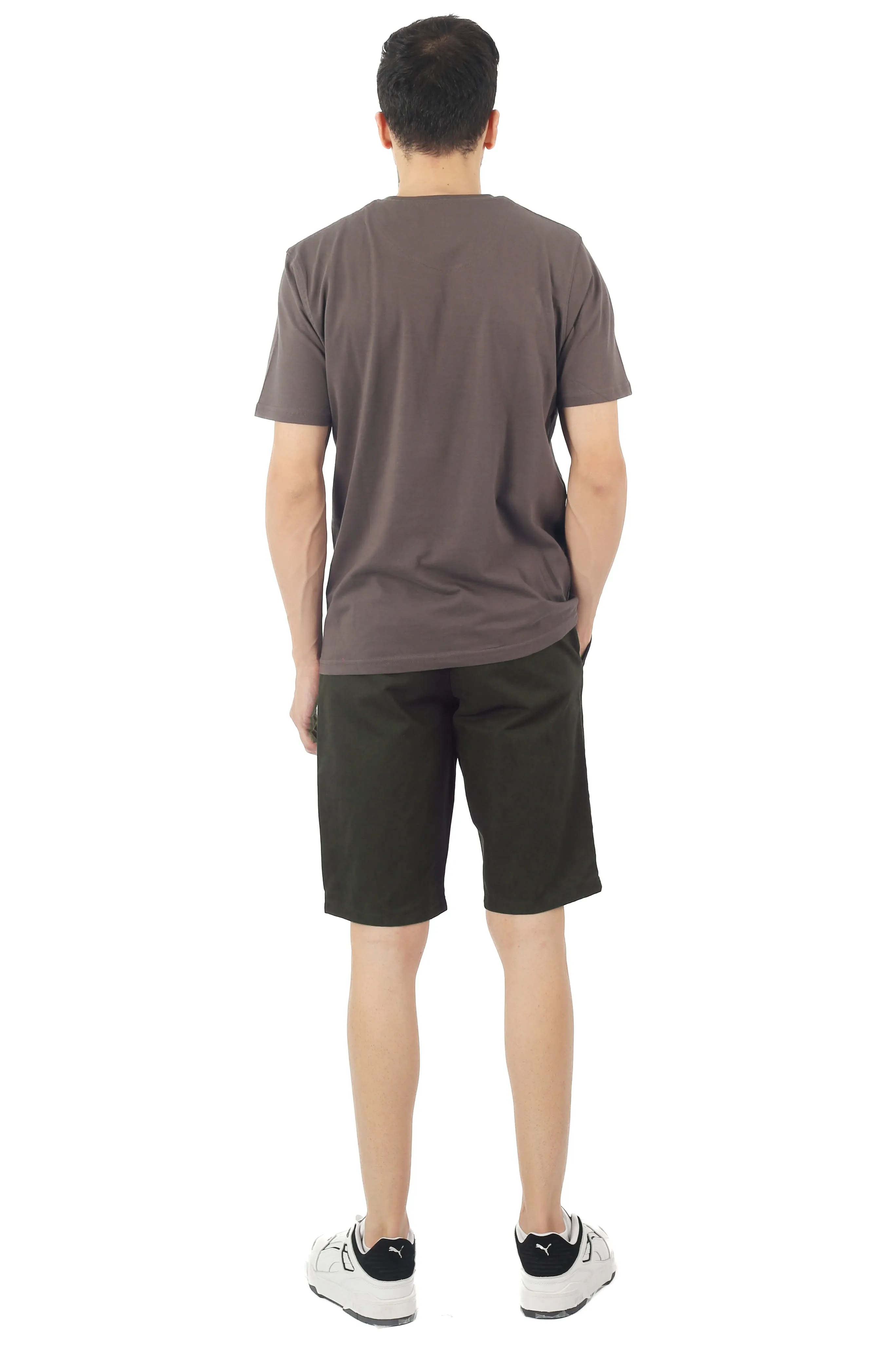 EXHAUST MEN'S CHINO SHORT PANTS [STRAIGHT CUT] 1653