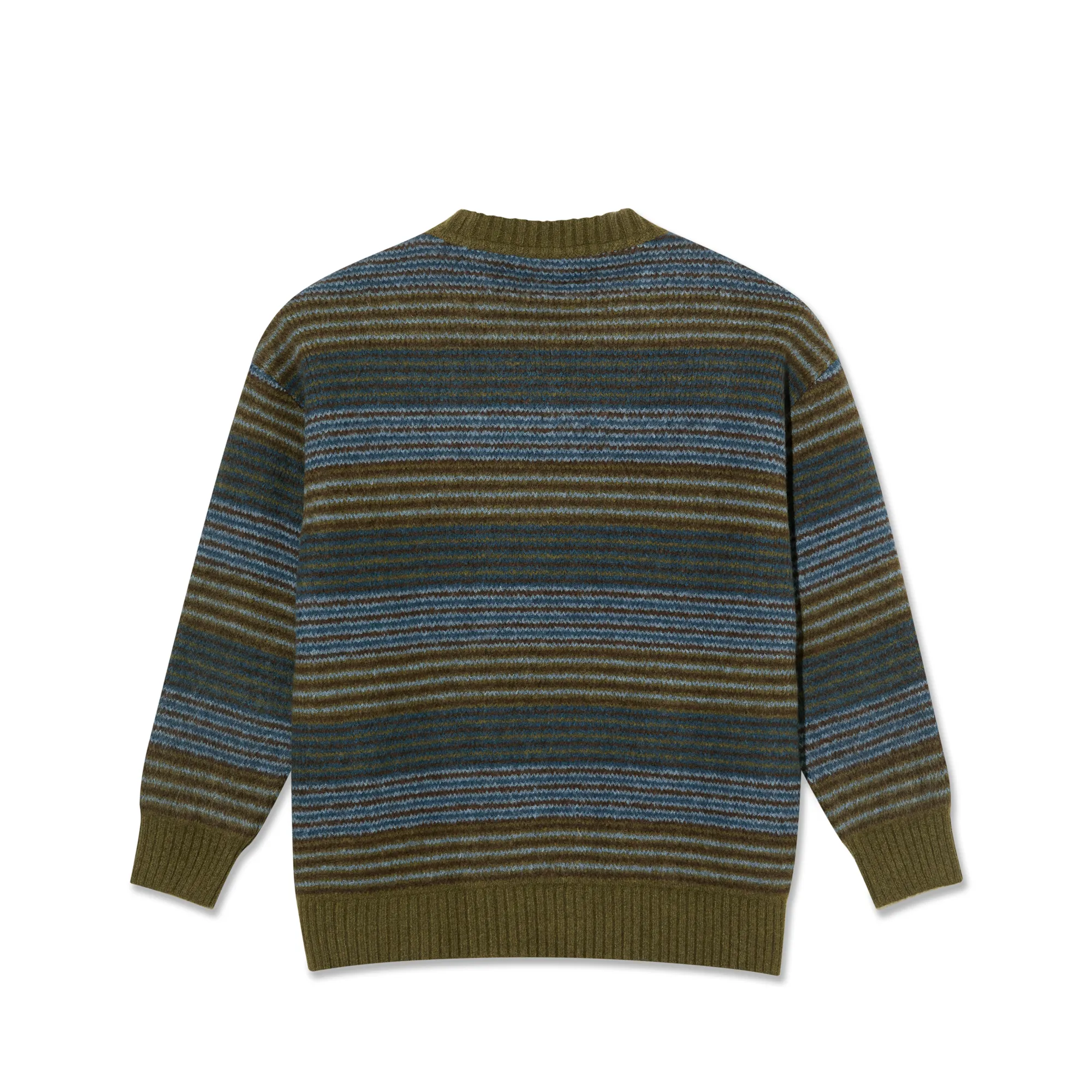 George Sweater - Blue Green Stripe