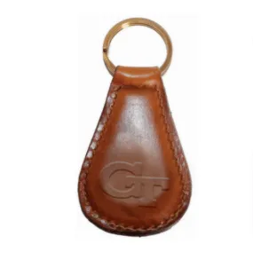 Georgia Tech Leather Key Fob