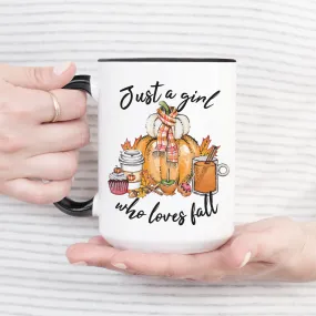 Girl Who Loves Fall Mug