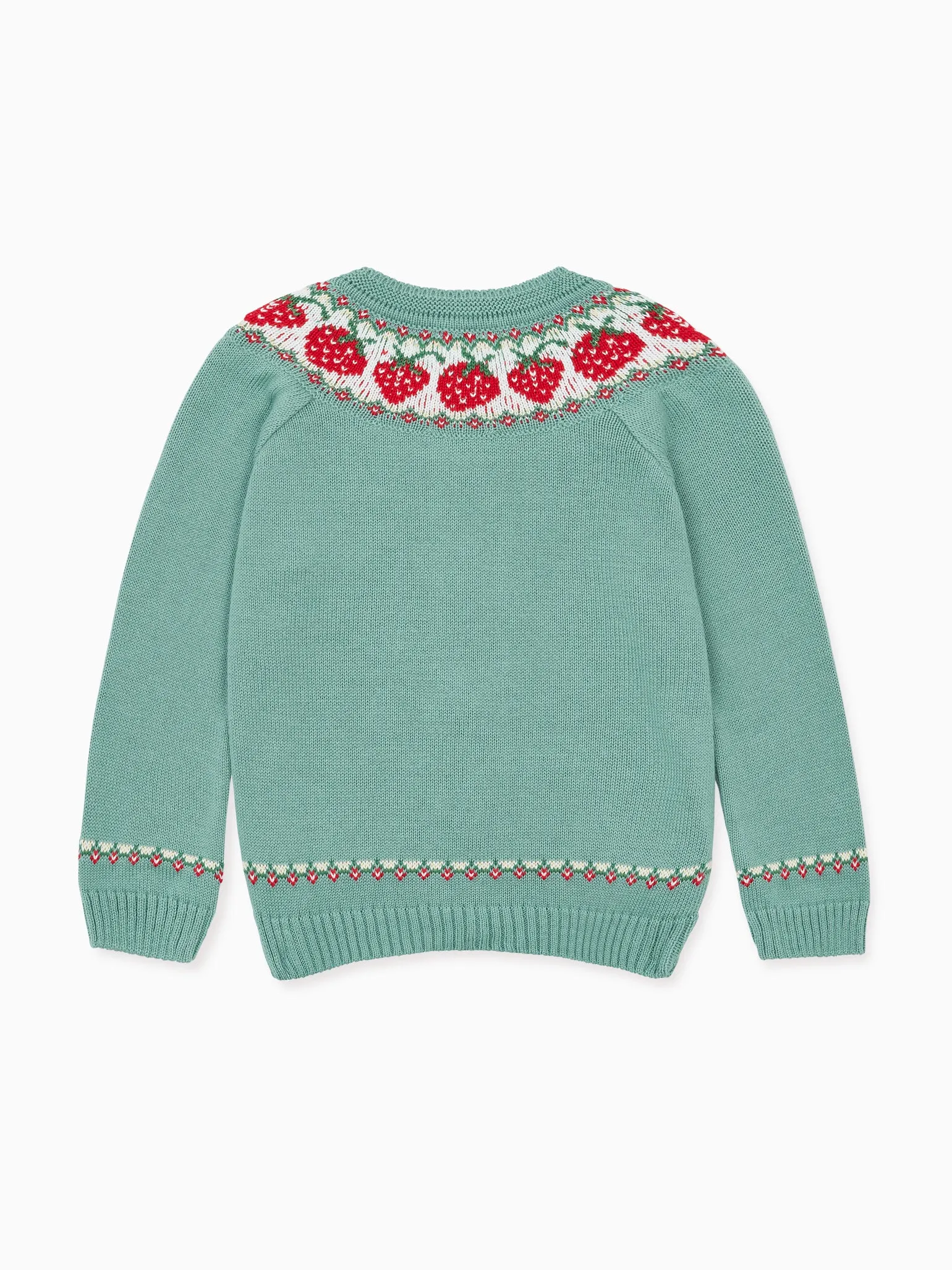 girls fresa strawberry cardigan