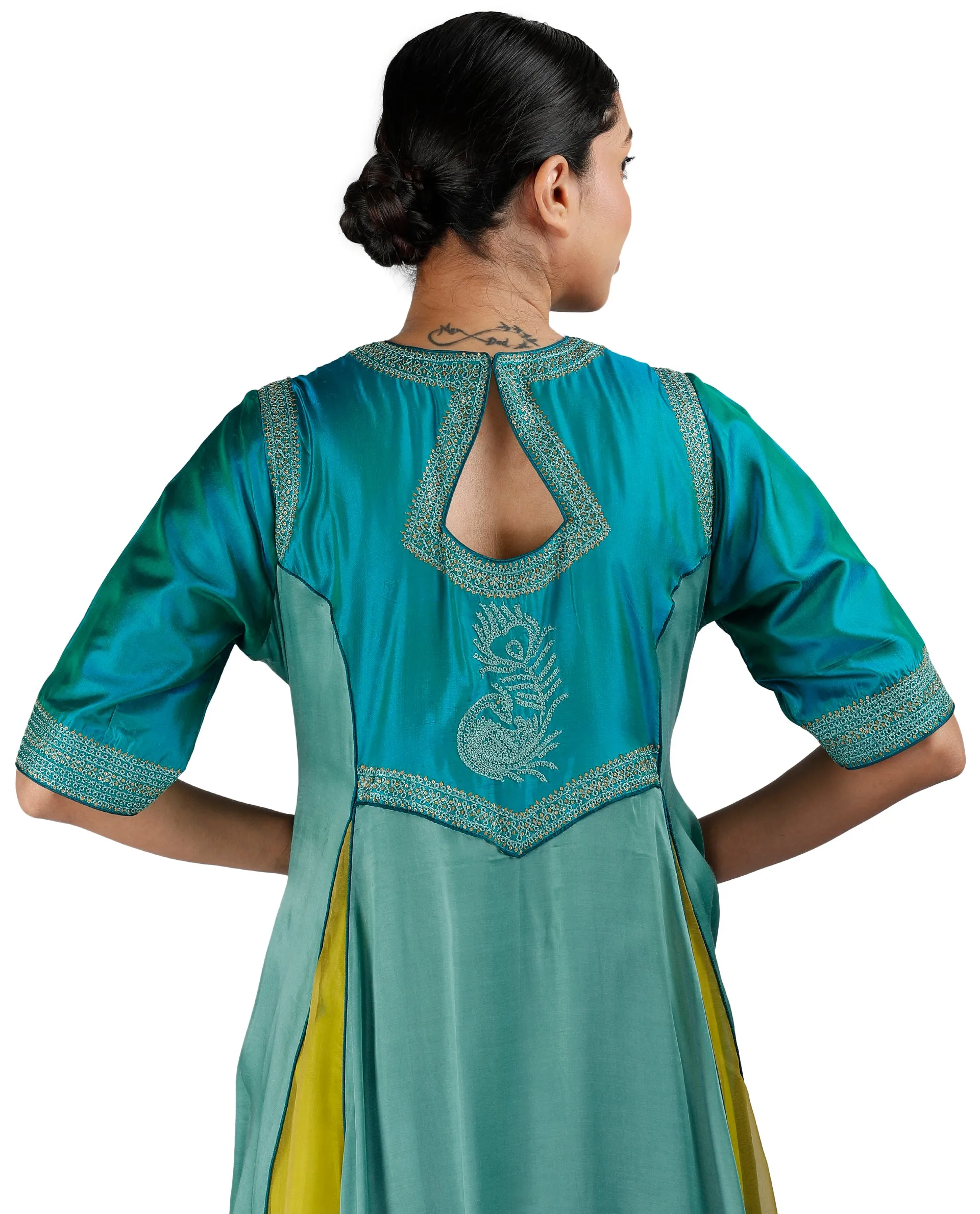 Green Salwar