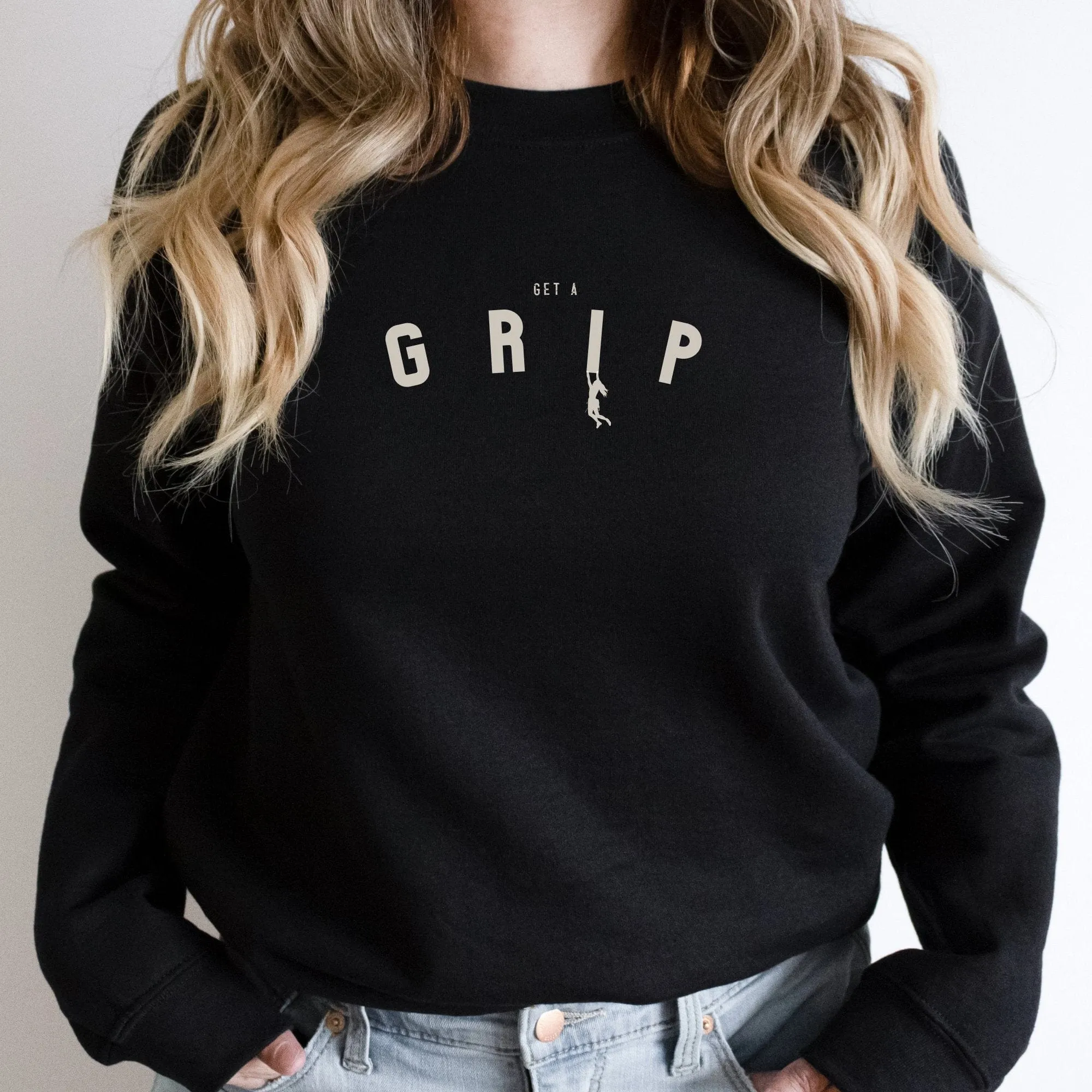 GRIP - Genser - Sweater med klatremotiv - get a grip