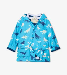 Hatley Colour Changing Raincoat, Prehistoric Dinos