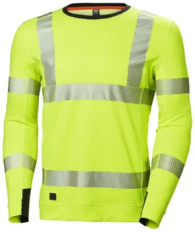 Helly Hansen Lifa Active Hi Vis Thermal Crewneck Long Sleeved top-75111