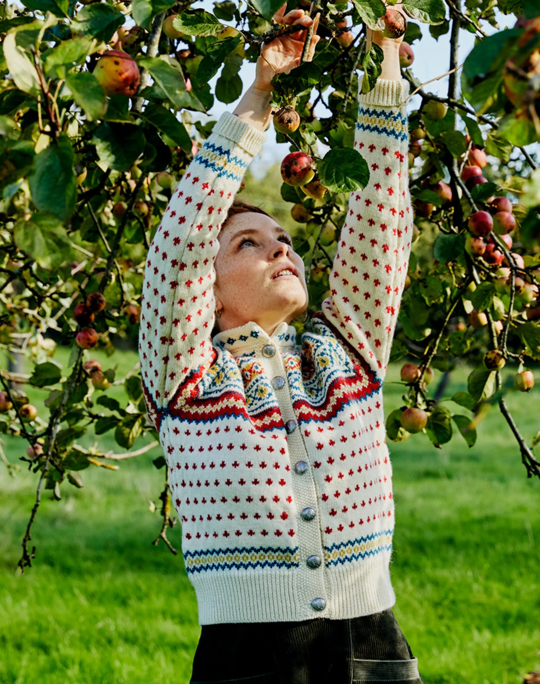 Heritage - 100% British Wool Cardigan - Molly Cream