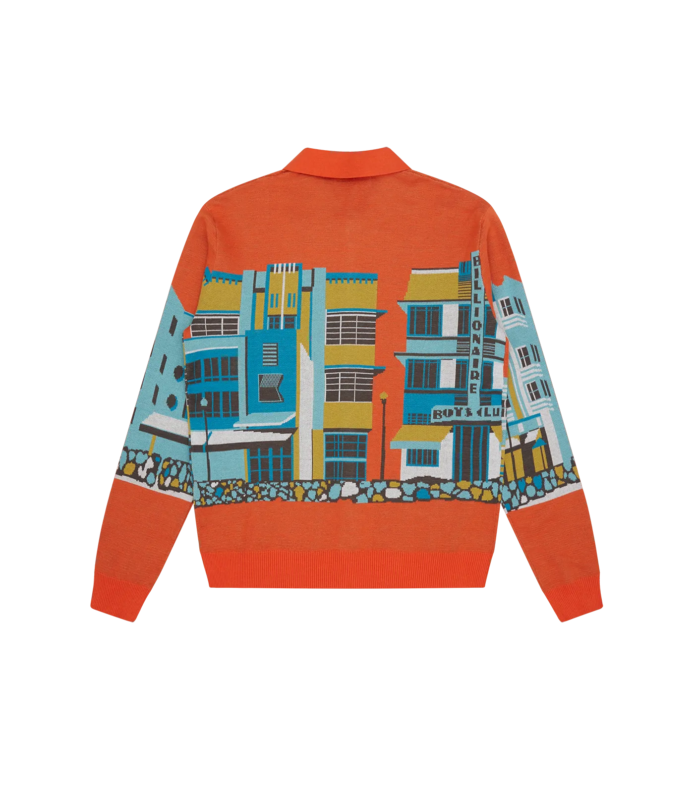 HOTEL KNITTED CARDIGAN - ORANGE