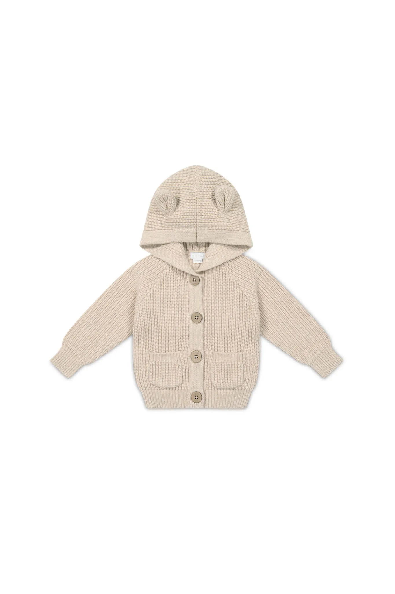 Humphrey Knitted Cardigan - Oatmeal Marle Fleck