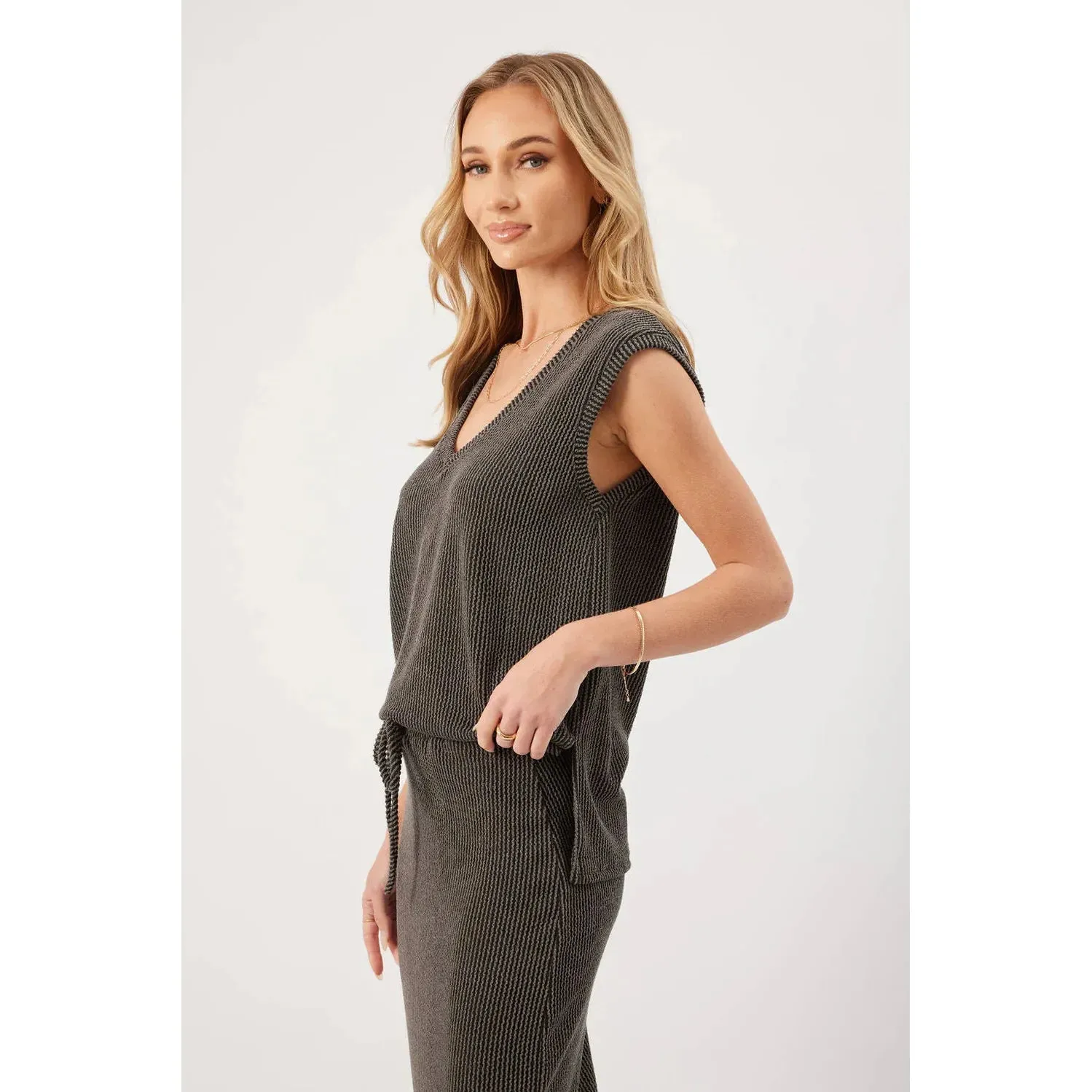 Kalina Charcoal Top