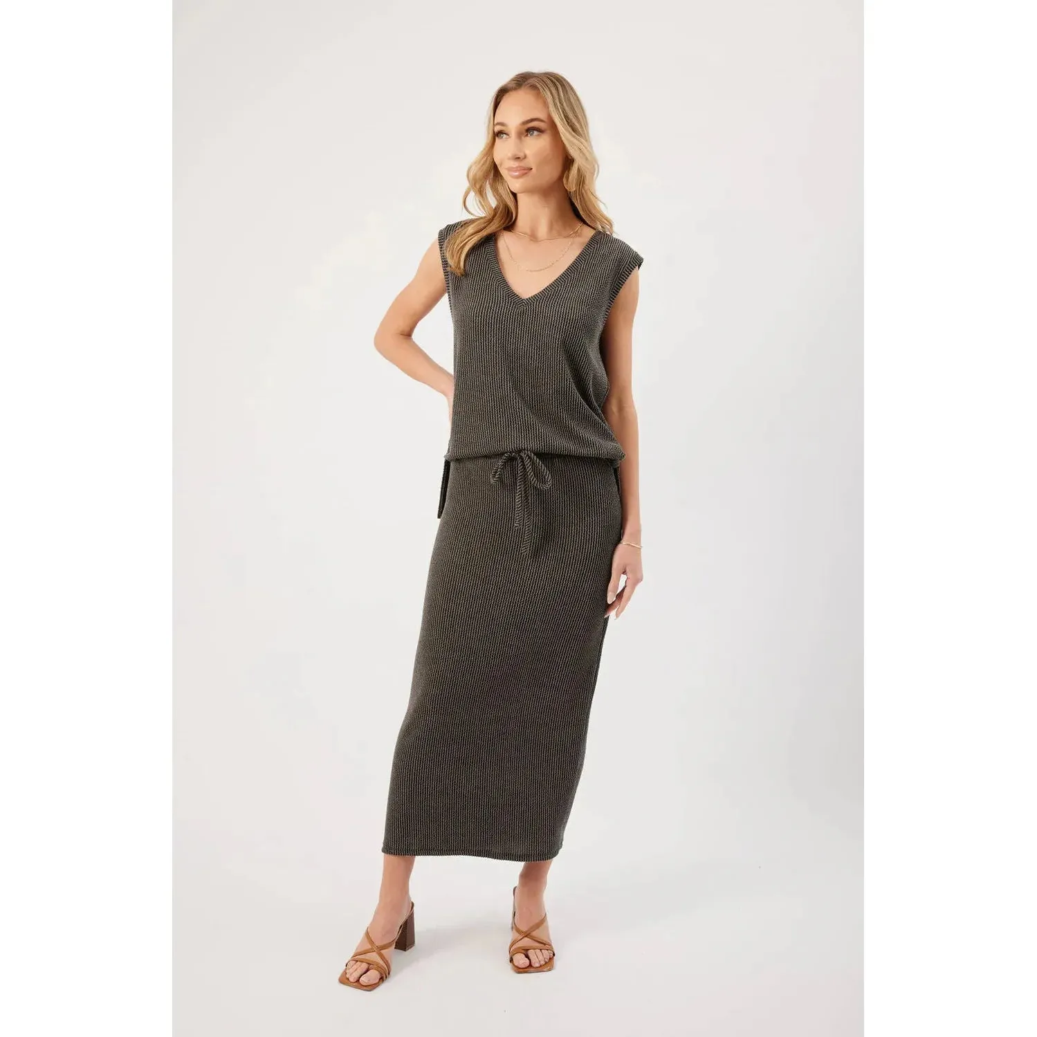 Kalina Charcoal Top