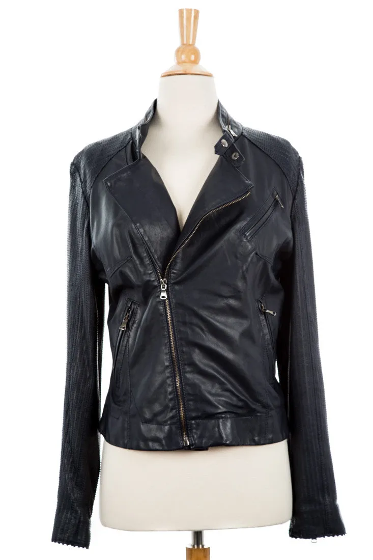 Karim Leather Moto Jacket