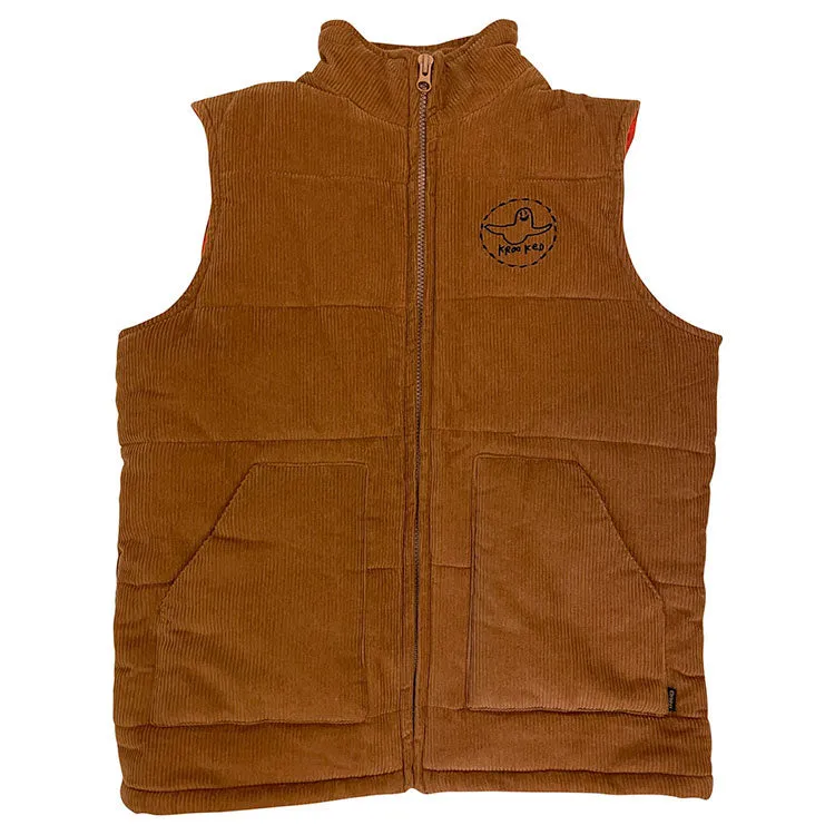 Krooked Trinity Smile Cord Vest