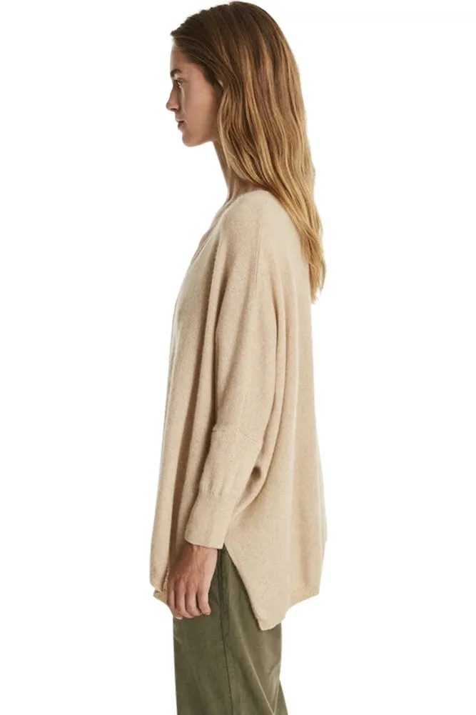 Kujten Joa Oversize Cashmere Cardigan in Organic