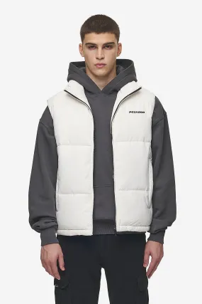 Landin Puffer Vest Bone White