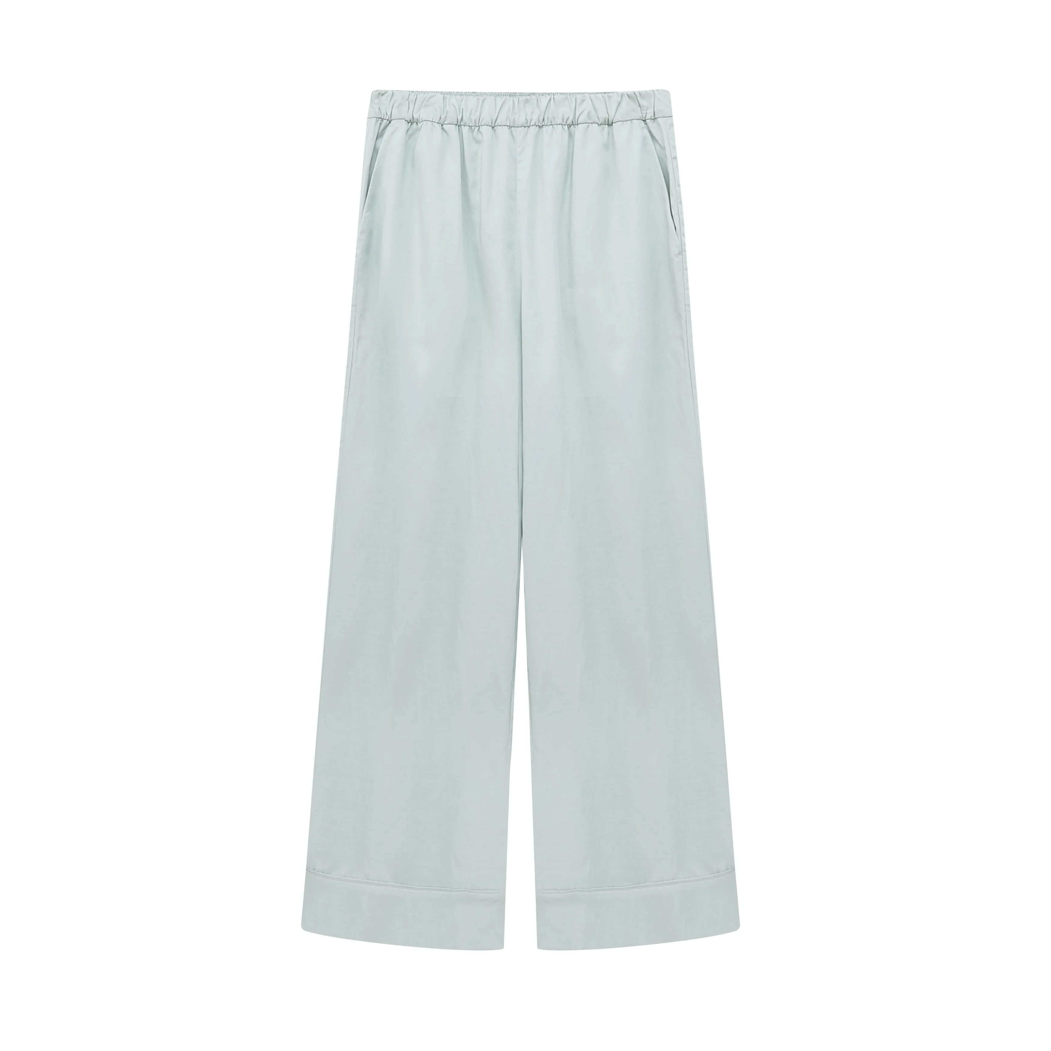 Lyocell Straight Leg Pants