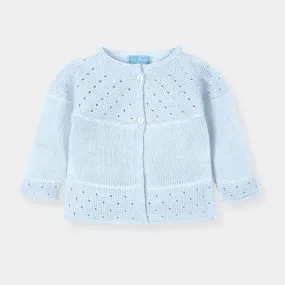 Mac Ilusion Blue Knitted Cardigan