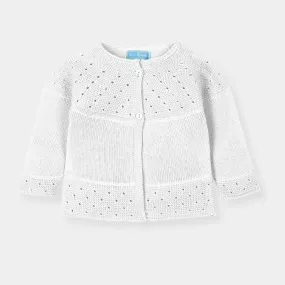 Mac Ilusion white Knitted Cardigan