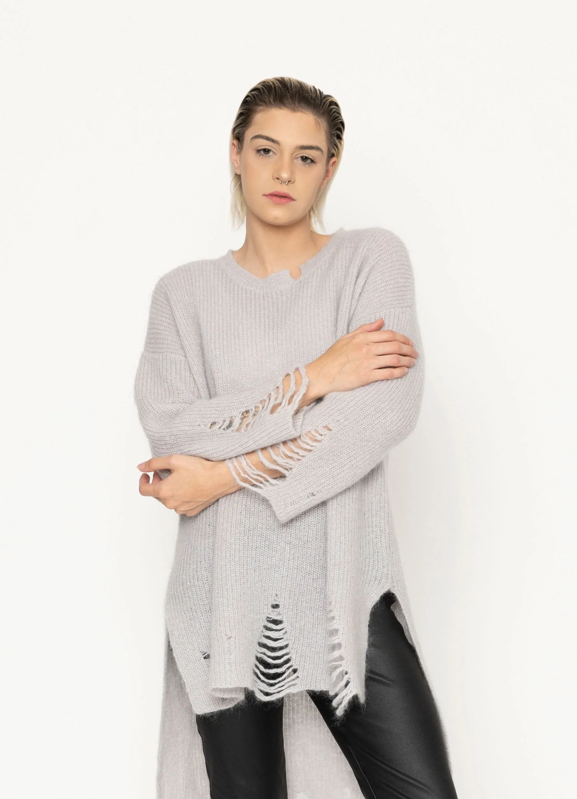 Maddox Jumper - Silver