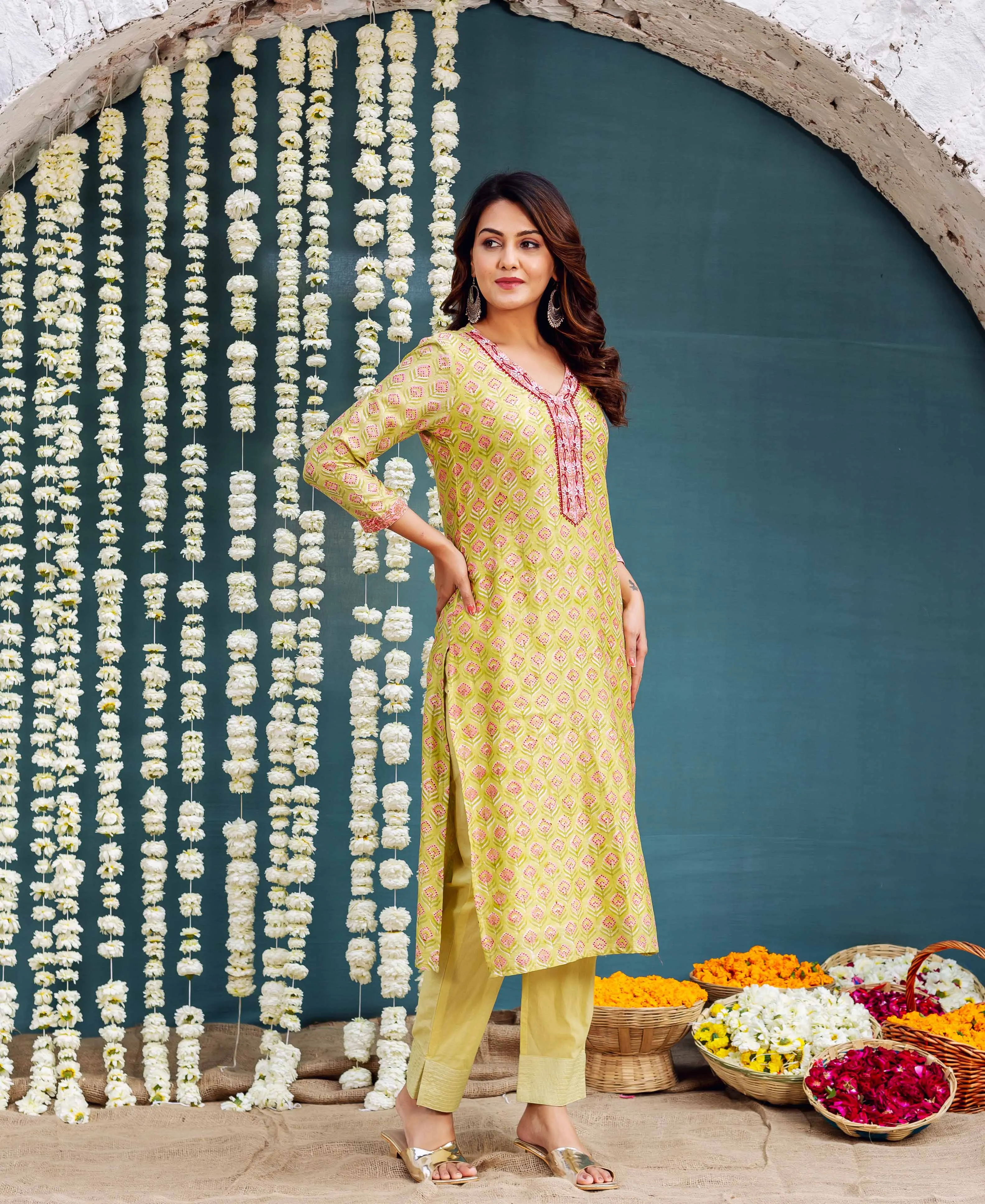 Mahira Block Printed Kurta