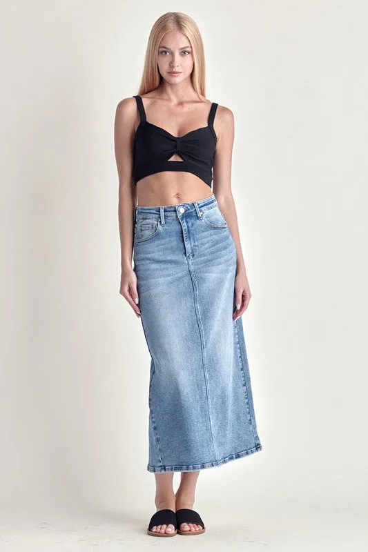 Meadow Denim Skirt