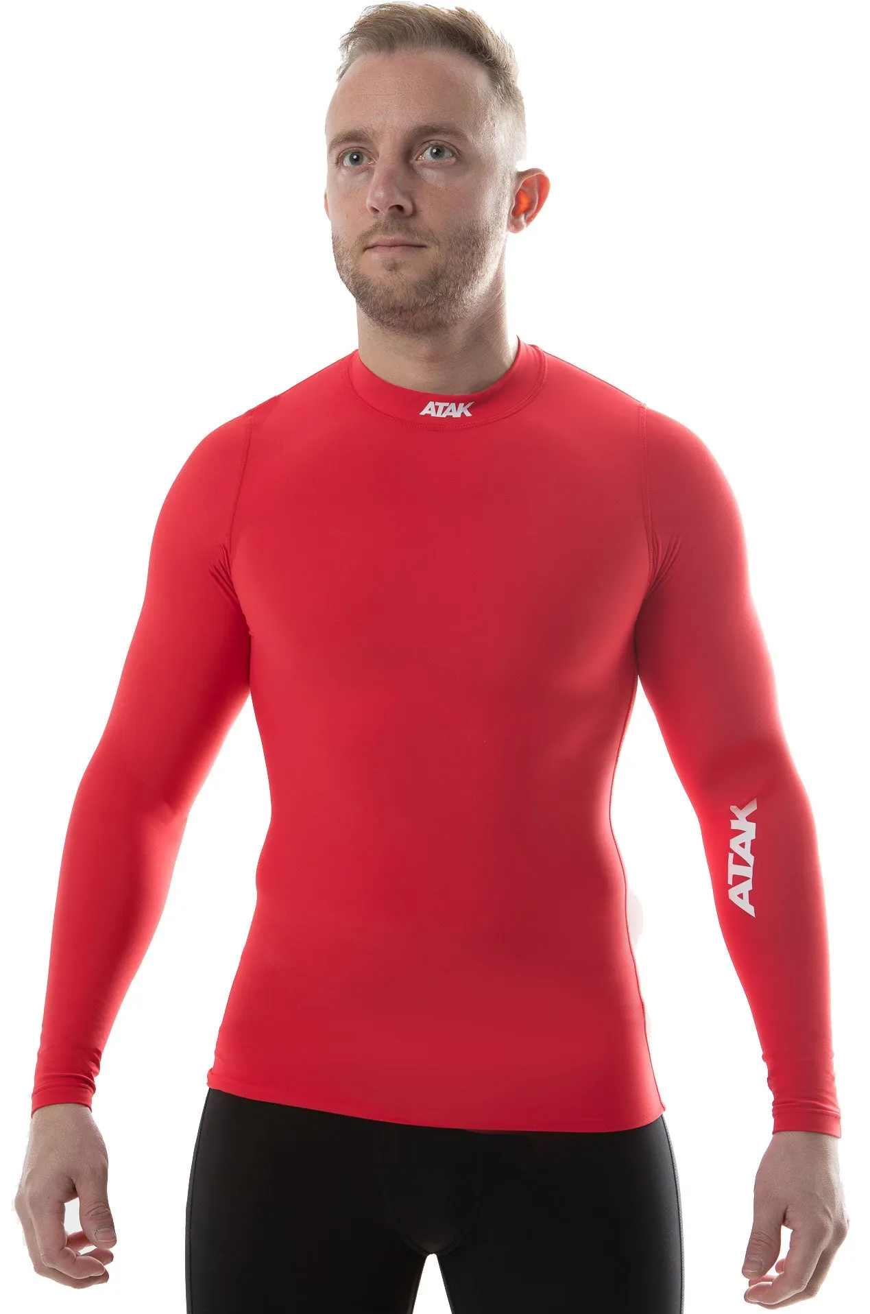 Men's ATAK Sports Long Sleeve Thermal Compression Base Layer Top