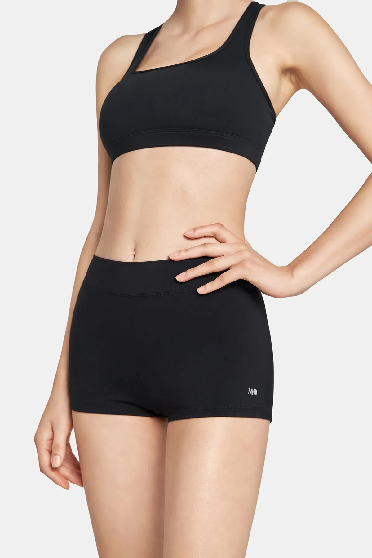 Mid-Rise Active Shorts