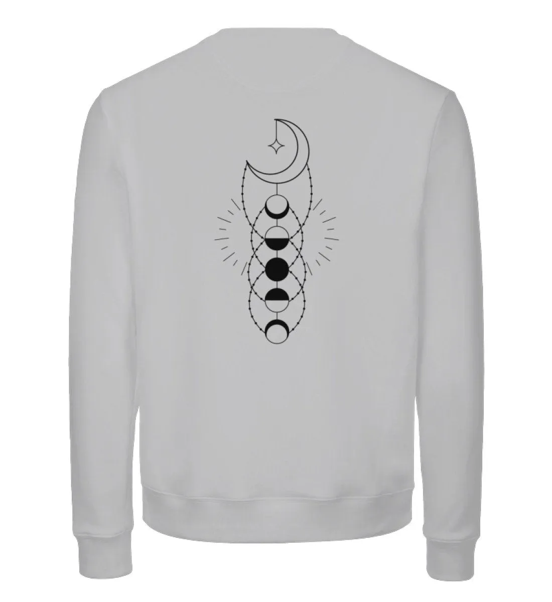 Mondphasen Bio Sweatshirt Unisex