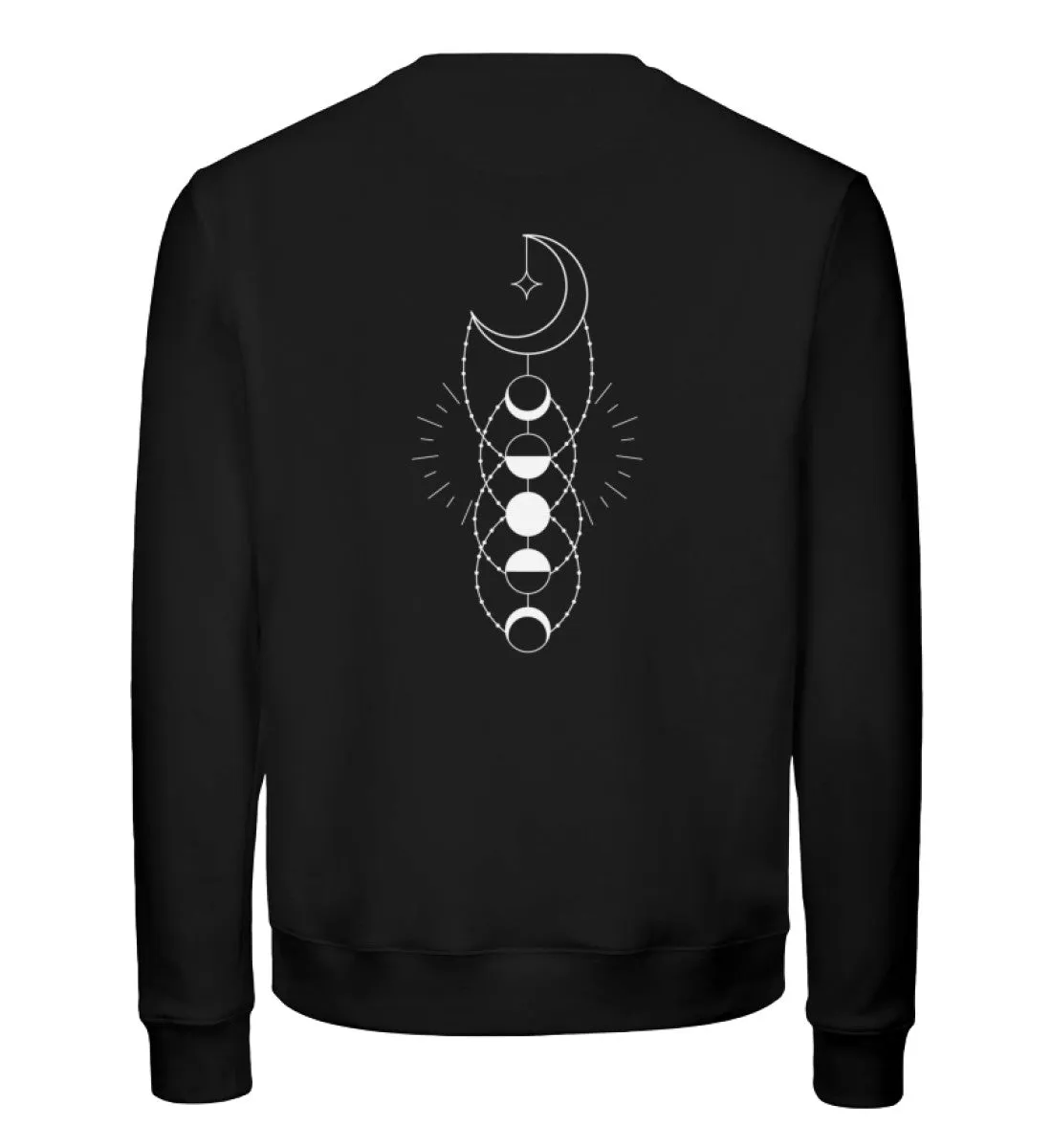 Mondphasen Bio Sweatshirt Unisex