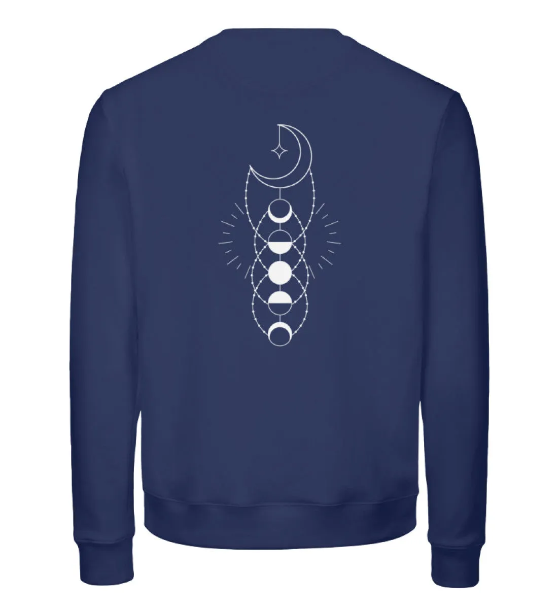 Mondphasen Bio Sweatshirt Unisex