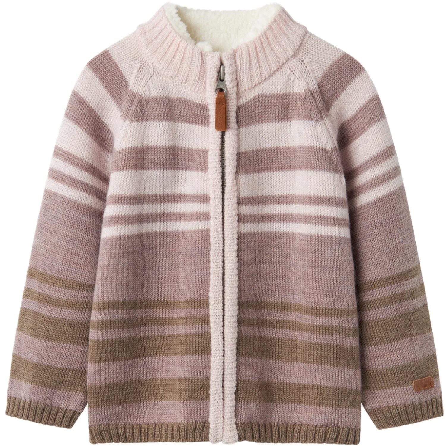 Name It Purple Dove Wriss Wool Knit Cardigan