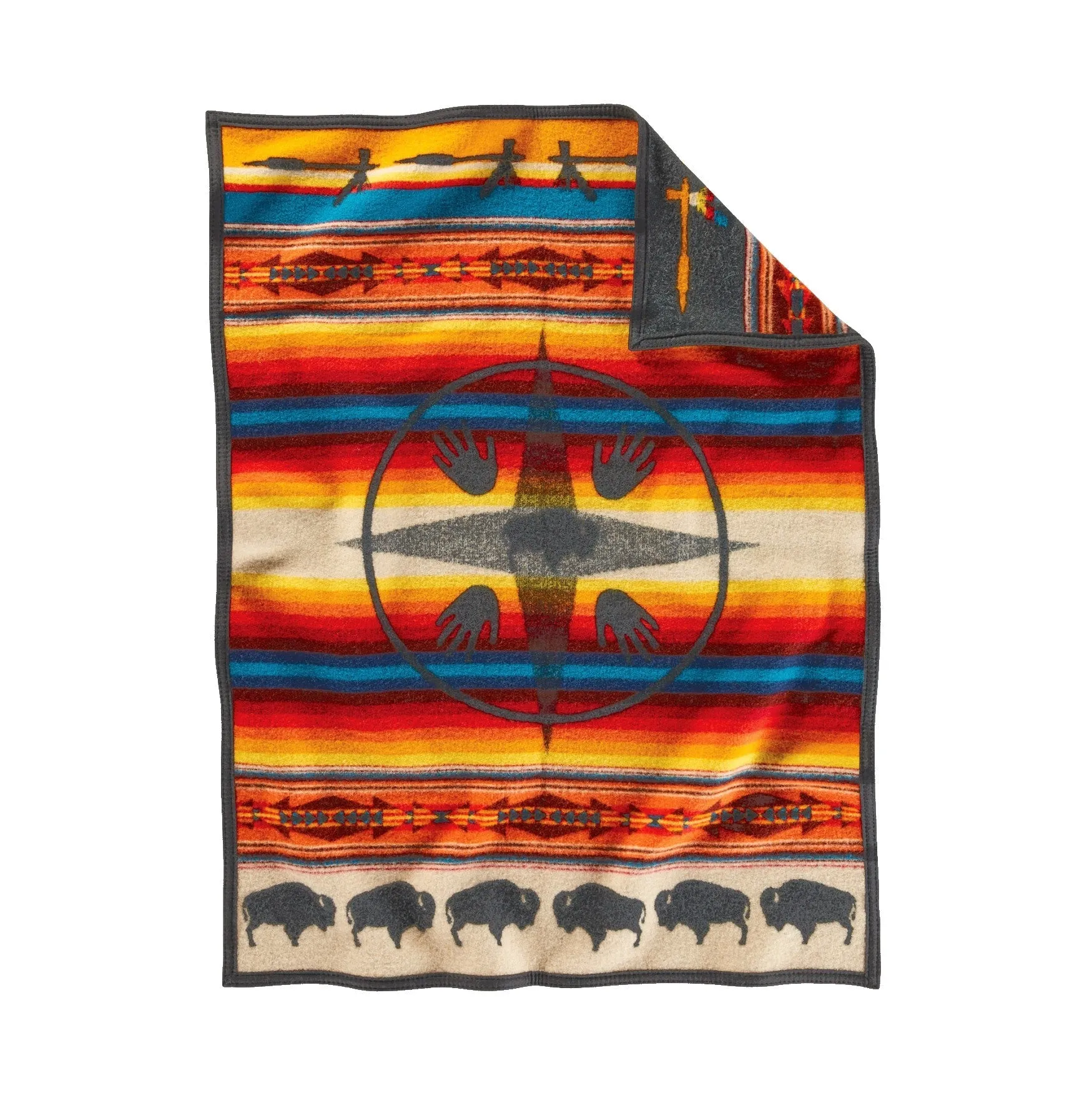 Pendleton Jacquard Felt Bound Children's Blanket | more colors available