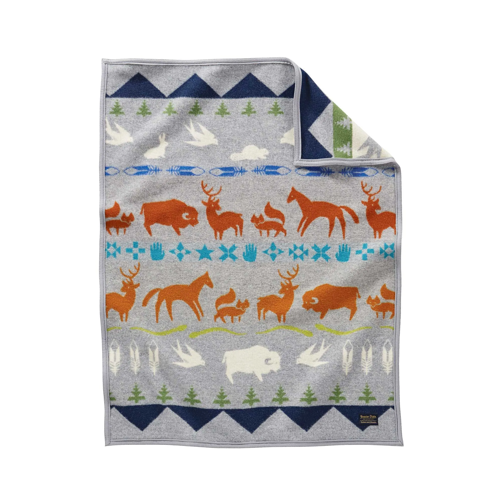 Pendleton Jacquard Felt Bound Children's Blanket | more colors available