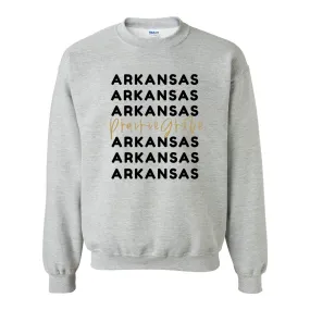 Prairie Grove Arkansas x6 Crewneck Sweatshirt