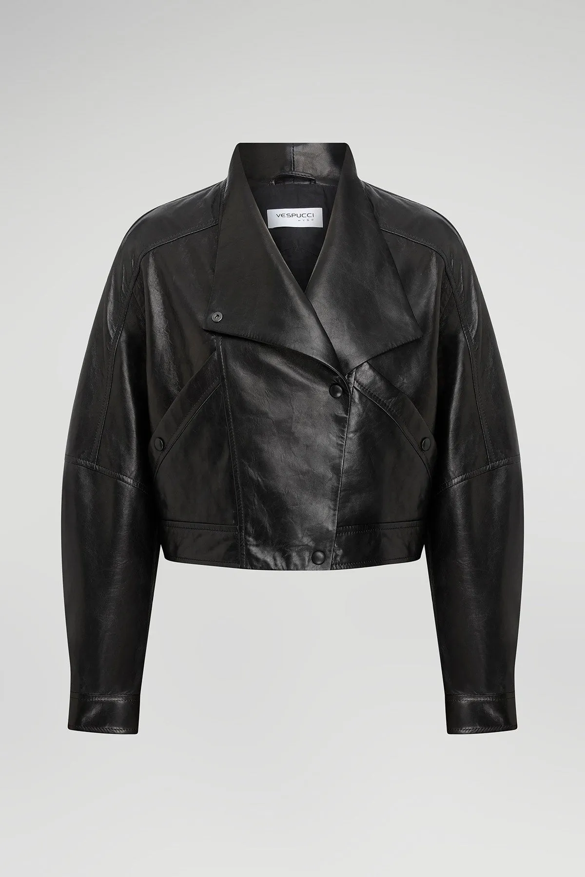 Salamone - Black Leather Jacket