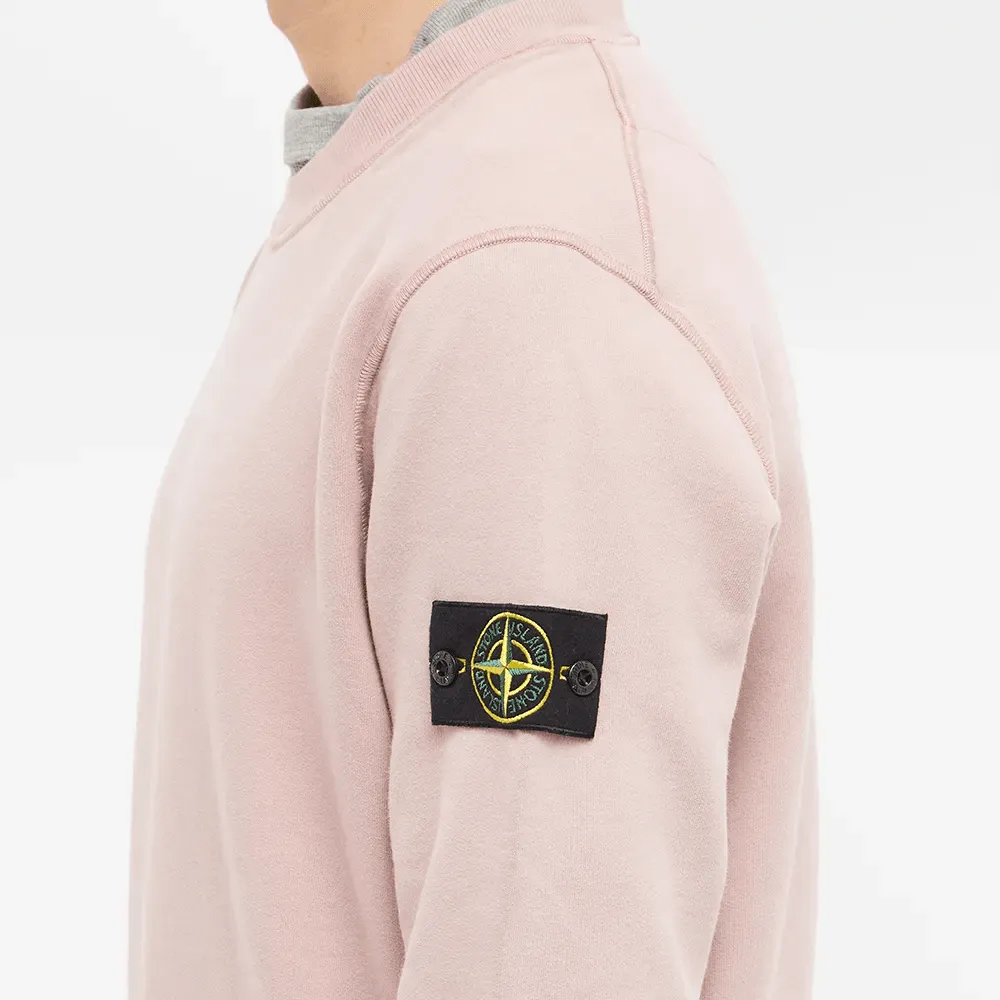 Stone Island Crewneck Sweatshirt Rose Pink