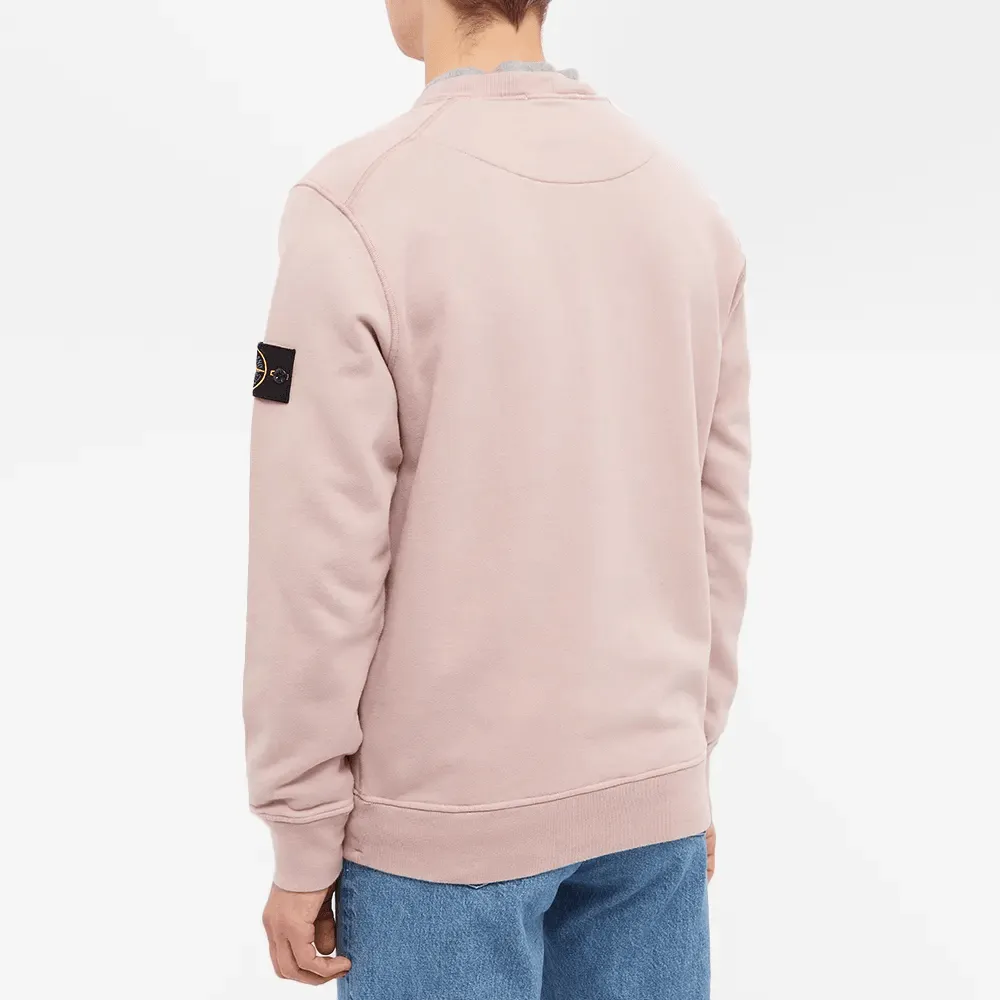 Stone Island Crewneck Sweatshirt Rose Pink