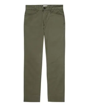 Straight Leg Pants - Moss