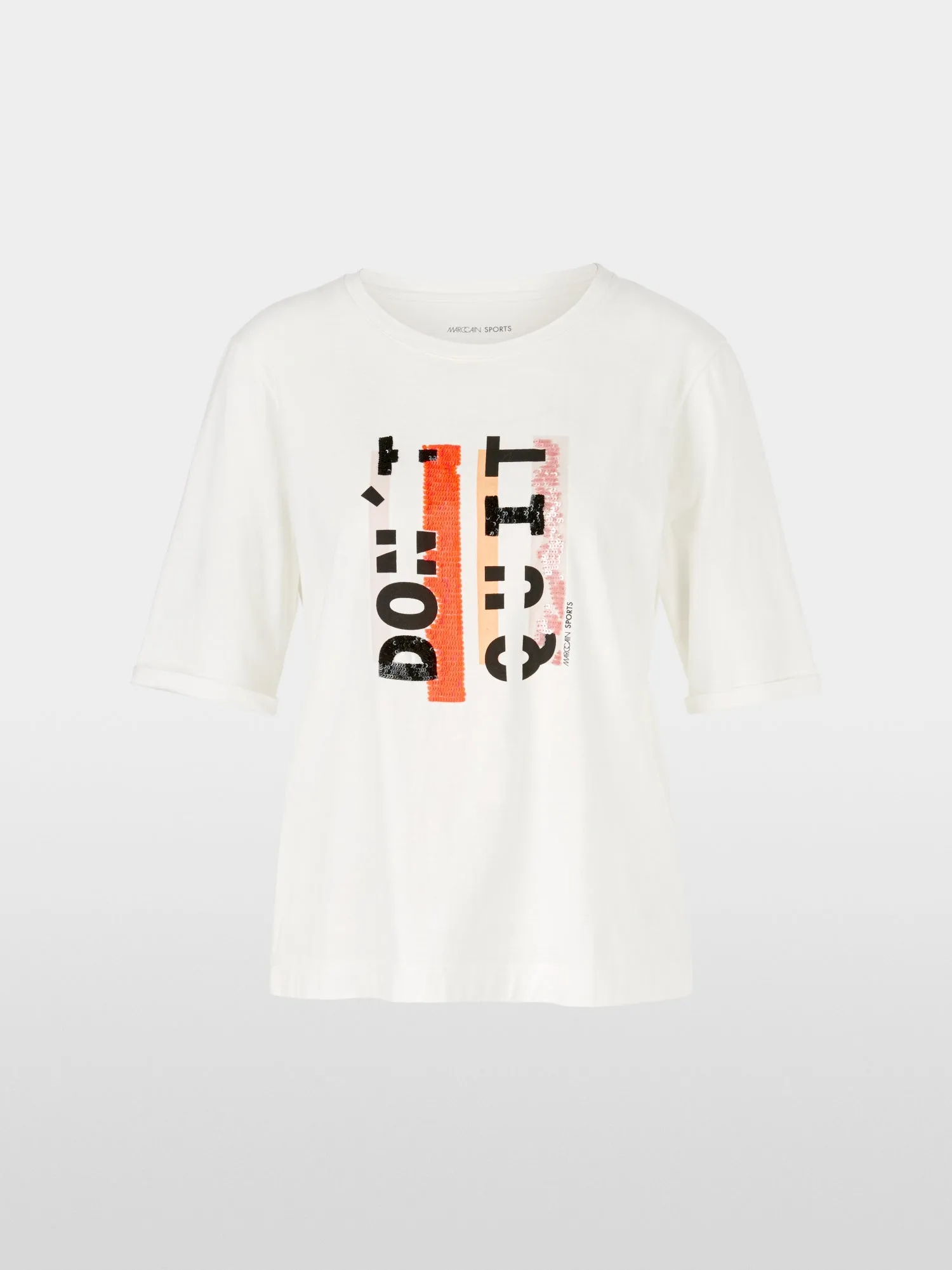 T-Shirt - White/Orange