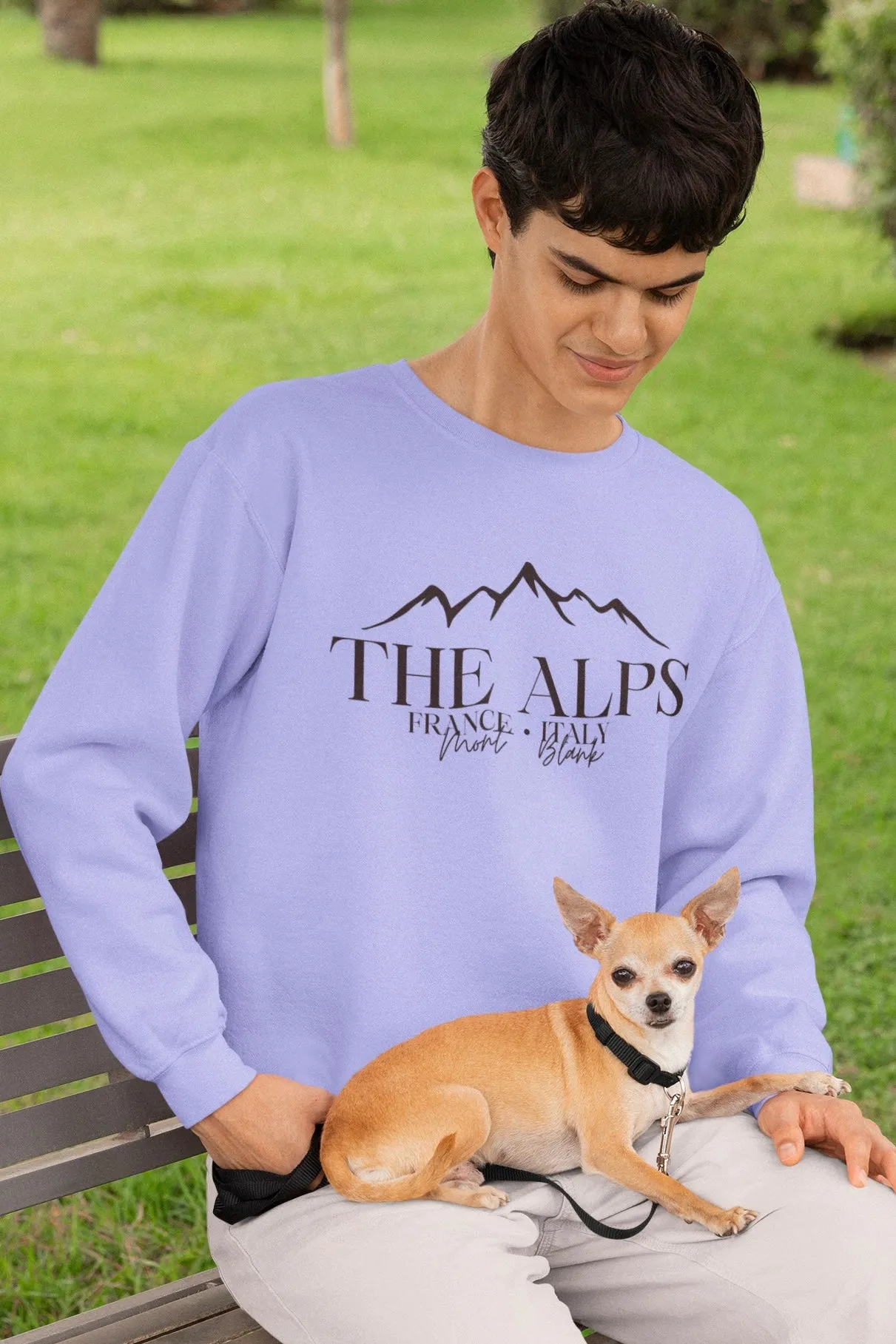 THE ALPS Graphic Printed Sweatshirt