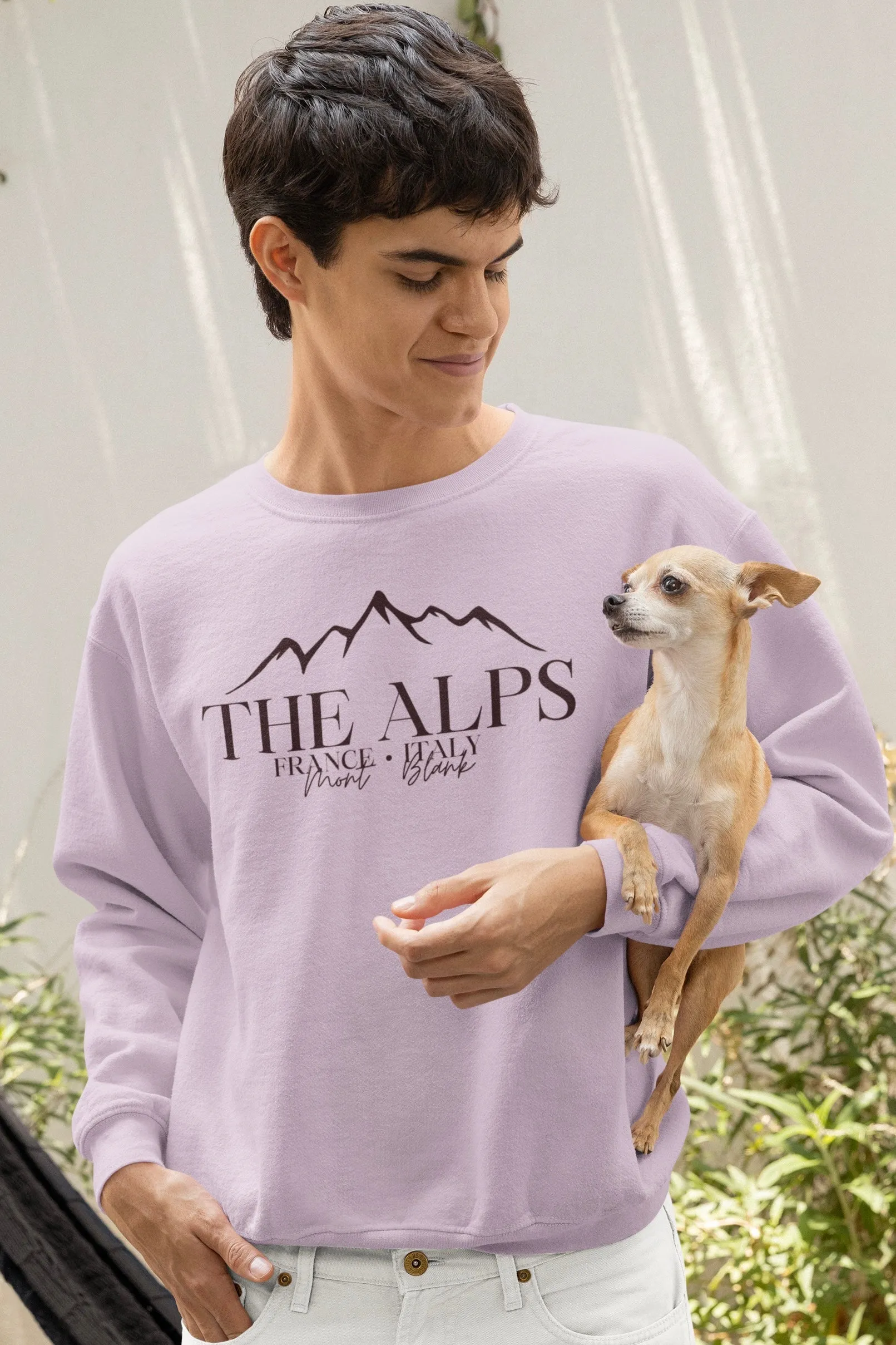 THE ALPS Graphic Printed Sweatshirt