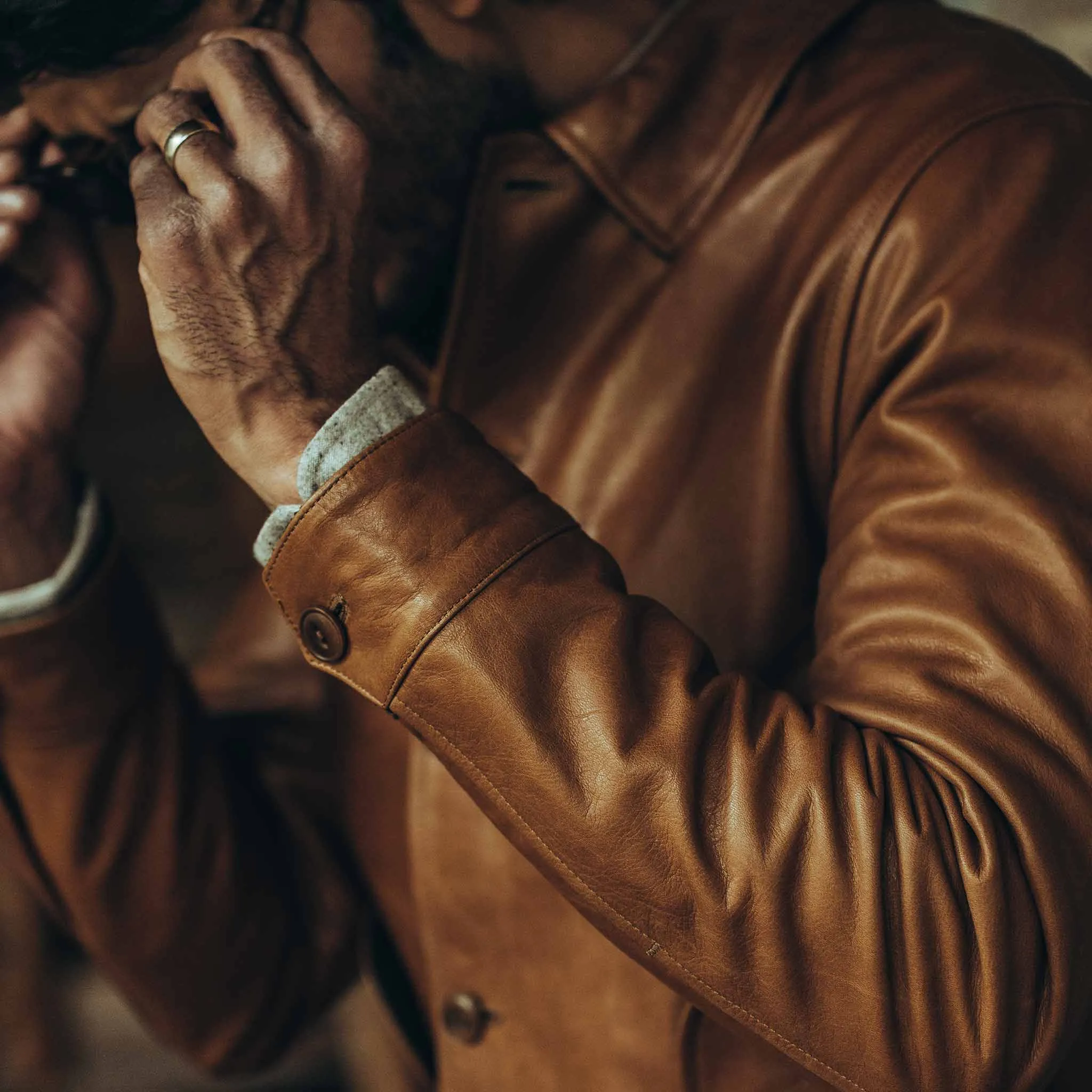 The Cuyama Jacket in Cognac