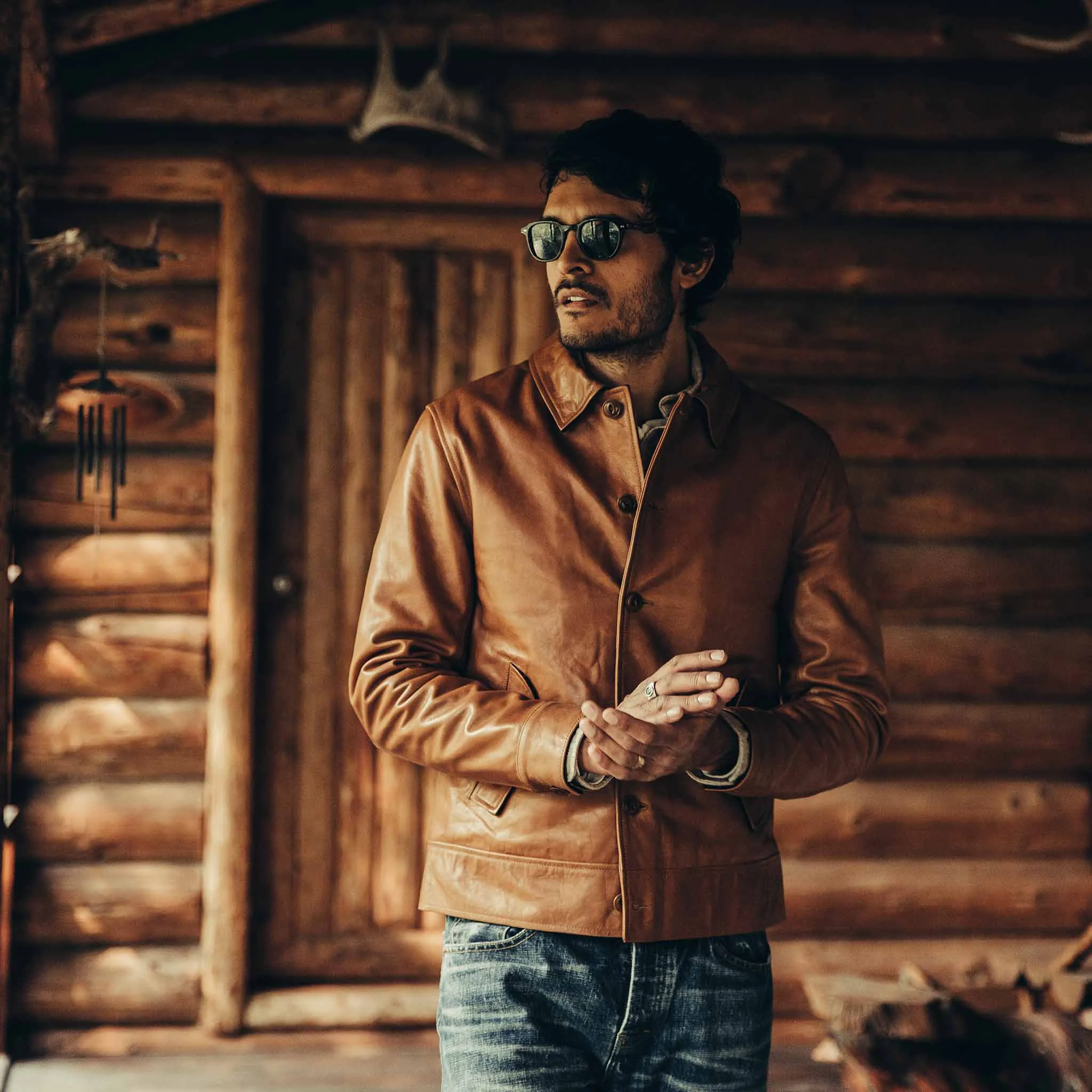 The Cuyama Jacket in Cognac