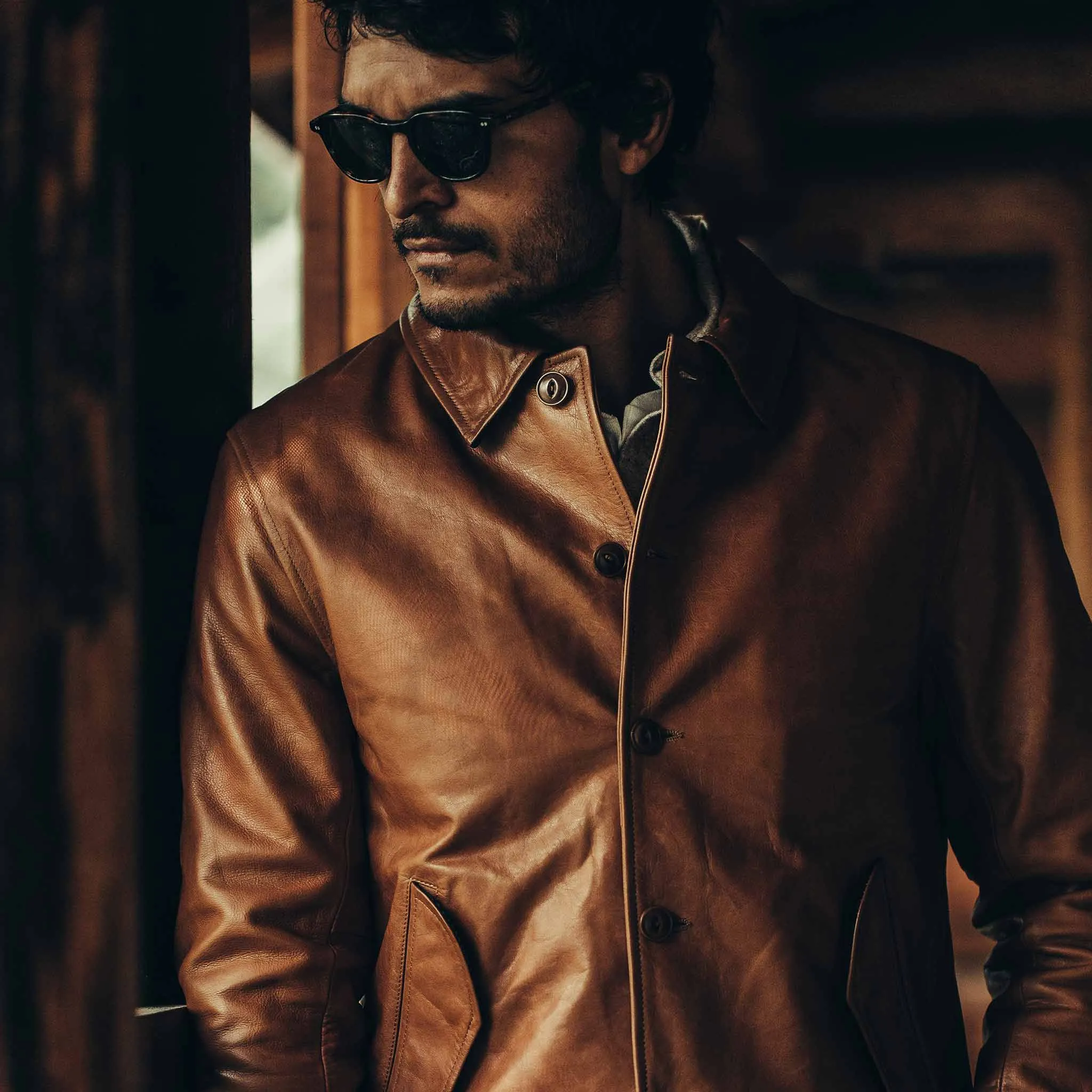 The Cuyama Jacket in Cognac