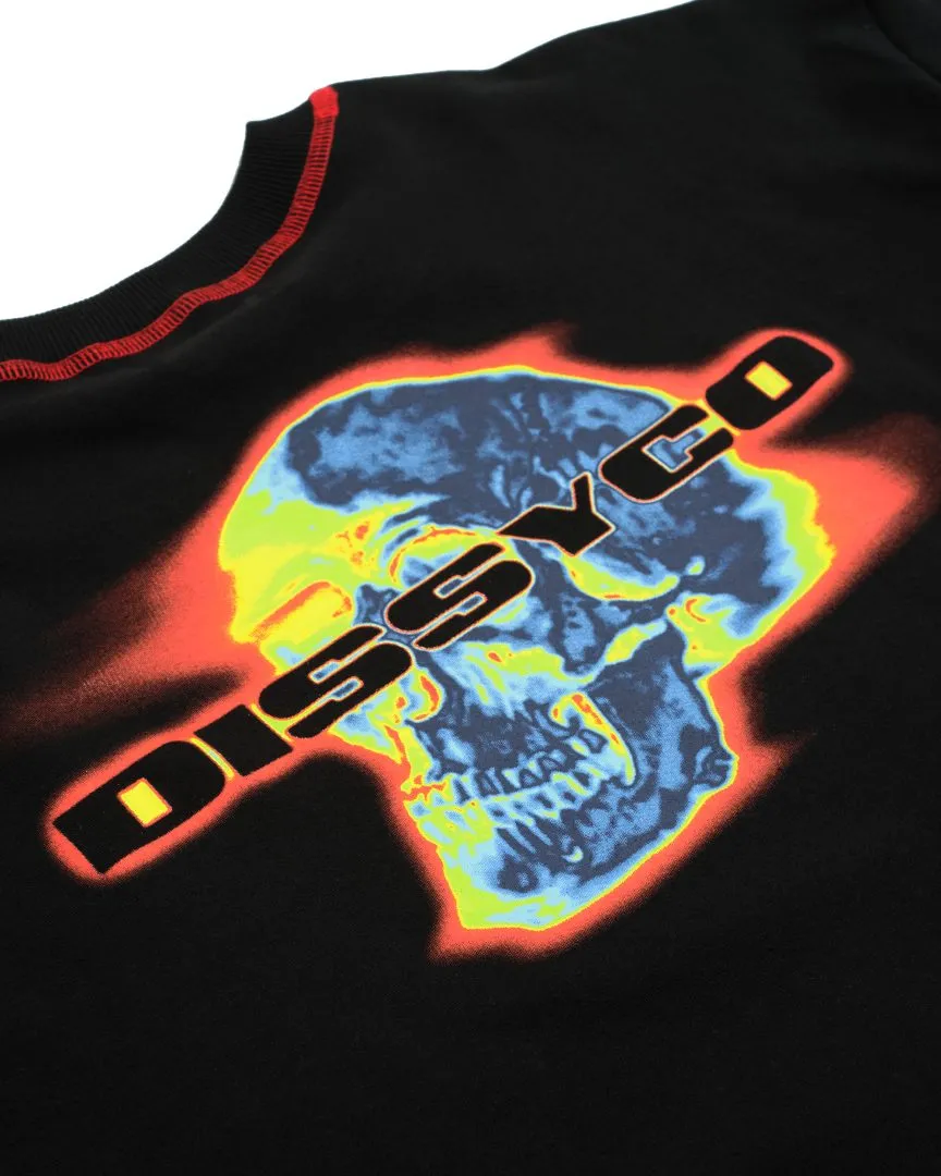 THERMAL SKULL TEE (BLACK)