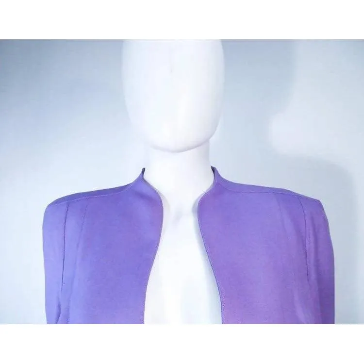 THIERRY MUGLER Lavender Two-Piece Skirt Suit Set | Size 42